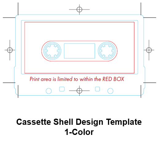 Clear/Purple Tint Norelco Case for Audio Cassettes - Cassette